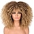 cheap Black &amp; African Wigs-Brown Wigs for Women Synthetic Wig Curly Asymmetrical Wig Short A11 Synthetic Hair Women&#039;s Cosplay Soft Party Brown Blonde Halloween Wigs