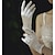 cheap Wedding Gloves-Polyester Wrist Length Glove Gloves / Imitation Pearl With Faux Pearl / Solid Wedding / Party Glove