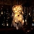 billige Indretnings- og natlamper-dreamcatcher vægdekor fjerlampe kreativ lanterne jul bryllup ferie stue balkon havedekoration