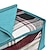 cheap Clothing &amp; Closet Storage-Large Capacity Clothes Storage Bag Organizer with Reinforced Handle Thick Fabric for Comforters Blankets Bedding Foldable with Sturdy Zipper 49*36*21cm 1PC