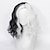 cheap Costume Wigs-2021 Cruella Deville Wig Half Black and White Wigs Short Curly Wavy Bob Hair Women Girl Role Cosplay Party Heat Resistant Synthetic Wigs