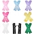 cheap Movie &amp; TV Theme Costumes-Princess Holiday Jewelry Girls&#039; Movie Cosplay Cosplay Costume Party Green Purple Yellow Gloves Christmas Halloween Children&#039;s Day Polyester World Book Day Costumes