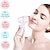 preiswerte Gesichtspflegegerät-elektrische Ultraschall-Gesichtsreinigungsbürste 3 in 1 rotierende Silikon-Gesichtsbürste Tiefenreinigung Hautpeeling wasserdicht entfernen Mitesser Gesichtsmassagegerät