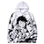 cheap Anime Hoodies &amp; Sweatshirts-One Piece Monkey D. Luffy Roronoa Zoro Hoodie Cartoon Manga Anime Harajuku Graphic Kawaii For Couple&#039;s Men&#039;s Women&#039;s Adults&#039; Back To School 3D Print