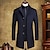 cheap Men&#039;s Trench Coat-Men&#039;s Winter Coat Wool Coat Overcoat Street Business Winter Woolen Thermal Warm Outerwear Clothing Apparel Casual Solid Color Pocket Stand Collar Single Breasted