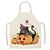cheap Aprons-Halloween Apron Trick or Treat Aprons For Men Women Chef,Kitchen Cooking Grilling Apron Bib Apron With Adjustable Neck Strap,Pumpkin Skull Bat Spdier Creative Colorful Design
