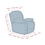 billiga Reclinerstolskydd-vilstol stol stretch sofföverdrag slipcover elastiskt soffskydd med ficka för tv fjärrböcker vanlig enfärgad vattenavvisande mjuk hållbar