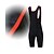 billige Shorts, tights og bukser for menn-Herre Bib Shorts Sykling Bib Tights 3D polstret shorts Sykkel Sykkelshorts Med Seler Bunner Komfortabel form Veisykling sport Sykling 4D Pute Hurtigtørkende Fukttransport Svart Rød Spandex Klær