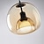 billiga Belysning för köksön-LED-pendellampa modernt glas köksbelysning 23 cm vintage metallskikt geometriskt gråmålat lantvardagsrum sovrum matsal köksbelysning