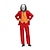 ieftine Stil Joker-Clovn / Burlești Joker Clovn ucigaș Costum Cosplay Ținute Costume Film Cosplay for Bărbați Adulți Mascaradă