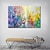 billiga Abstrakta målningar-oljemålning handgjord handmålad väggkonst abstrakt sjölandskap gul landskap heminredning dekor rullad duk ingen ram osträckt