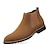 cheap Chelsea Boots-Men&#039;s Boots Chelsea Boots Casual Classic Daily PU Booties / Ankle Boots Black Khaki Brown Fall Winter