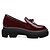 cheap Women&#039;s Slip-Ons &amp; Loafers-Women&#039;s Loafers &amp; Slip-Ons Work Daily Solid Colored Booties Ankle Boots Bowknot Flat Heel Round Toe Leather Loafer Wine Black