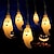 abordables Luces de cadena LED-luces de halloween al aire libre ip65 luces de cadena solares a prueba de agua calabaza fantasma murciélago luces de cadena de hadas fiesta de jardín lámpara de decoración de escena de halloween