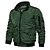 cheap Men&#039;s Jackets &amp; Coats-Men&#039;s Bomber Jacket Military Tactical Jacket Winter Outdoor Thermal Warm Breathable Lightweight Sweat wicking Outerwear Winter Jacket Trench Coat Hunting Fishing Climbing ArmyGreen Black Blue