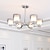 baratos Candeeiros de Lustre-led pendente de luz 53/68/82/95 cm formas geométricas lustre metal estilo moderno sputnik acabamentos pintados modernos 220-240v