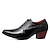 Χαμηλού Κόστους Ανδρικά Oxfords-Ανδρικά Οξφόρδη Παπούτσια Derby Τα επίσημα παπούτσια Φόρεμα Παπούτσια Παπούτσια Άυξησης Ύψους Δουλειά Βρετανικό Χριστούγεννα Πάρτι &amp; Βραδινή Έξοδος PU Δαντέλα μέχρι πάνω Μαύρο Λευκό Κόκκινο