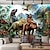 billige dyretepper-dinosaur world wall gobelin art decor teppe gardin henger hjem soverom stue dekorasjon