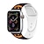 billige Apple Watch-bånd-1 pcs Reim til Smartklokke til Apple  iWatch Series 7 / SE / 6/5/4/3/2/1 38/40/41mm 42/44/45mm Silikon Smartklokke Stropp Myk Pustende Trykket Sportsrem Erstatning Armbånd