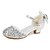 cheap Kids&#039; Shoes-Girls&#039; Heels Princess Shoes Flower Girl Shoes Rubber PU Little Kids(4-7ys) Big Kids(7years +) Daily Party Evening Rhinestone Buckle Sequin Pink Silver Fall Spring