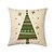 cheap Throw Pillows &amp; Covers-Christmas Party Double Side Cushion Cover 9PC Soft Decorative Square Throw Pillow Cover Cushion Case Pillowcase for Bedroom Livingroom Superior Quality Machine Washable Indoor Cushion for Sofa Couch Bed Chair