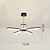 voordelige Spoetnik-ontwerp-75 cm hanglampen morden geomatric aluminium moderne stijl stijlvolle spoetnik geschilderde afwerkingen led moderne kroonluchter 220-240v