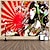 preiswerte Kunst Wandteppiche-japanischer stil wandteppich kunst dekor decke vorhang hängen nach hause schlafzimmer wohnzimmer dekoration polyester