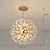 voordelige Spoetnik-ontwerp-50 cm hanger lantaarn design kroonluchter metaal gegalvaniseerd led 110-240v
