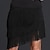 cheap Latin Dancewear-Latin Dance Skirts Tassel Pure Color Women&#039;s Performance Training High Polyester
