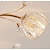 billige Lysekroner-flush mount lysekrone led krystal loft lys metal galvaniseret nordisk stil 110-240v