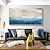 cheap Landscape Paintings-Oil Painting Handmade Hand Painted Wall Art Modern Blue Gold Foil Abstract Picture Home Decoration Decor Rolled Canvas No Frame Unstretched