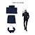 cheap Anime Cosplay-Inspired by Jujutsu Kaisen Gojo Satoru Anime Cosplay Costumes Japanese Cosplay Suits Outfits Top Eye Mask Trousers For Men&#039;s Women&#039;s