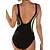 cheap One-piece swimsuits-Women&#039;s Swimwear One Piece Monokini Bathing Suits Plus Size Swimsuit Tummy Control Floral Abstract Wine Green Blue White Purple Plunge Bathing Suits New / Strap / Leaf / Party / Padded Bras / Strap