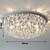 Недорогие Уникальные люстры-Уникальный дизайн 30 см, скрытые светильники с металлическим гальваническим покрытием, светодиодный скандинавский стиль 220-240 в