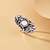 זול טבעות-טבעת הצהרה מונסטון סגנון וינטג&#039; כסף אבן נוצצת סגסוגת הצהרה אתני וינטאג&#039; 1 pc / בגדי ריקוד נשים / מתנה / יומי