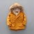 cheap Outerwear-Kids Boys Fleece Jacket Hoodie Jacket Outerwear Solid Color Long Sleeve Zipper Coat Outdoor Cotton Adorable Daily Yellow Pink Navy Blue Spring Fall 7-13 Years