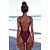 cheap One-piece swimsuits-Women&#039;s Swimwear One Piece Monokini Bathing Suits Swimsuit Tummy Control Slim Solid Color White Black Gray Pink Light Green Strap Bathing Suits New Casual Sports / Padded Bras