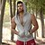 cheap Running Tops-Men&#039;s Gym Tank Top Gym Hoodie Summer Hooded Solid Color Wine Black Fitness Gym Workout Leisure Sports Vest / Gilet Tank Top Plus Size Sleeveless Sport Activewear Breathable Quick Dry Soft Stretchy