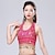 cheap Belly Dancewear-Belly Dance Top Tassel Solid Splicing Women&#039;s Training Performance Sleeveless High Polyester