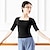 Χαμηλού Κόστους Εξάσκηση χορού-Ρούχα Γυμναστικής Κορυφή Μονόχρωμο Γυναικεία Εκπαίδευση Επίδοση Μισό μανίκι Ψηλό Μείγμα Βαμβακιού