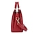 Χαμηλού Κόστους Σετ τσάντες-Γυναικεία Σετ τσάντα PU δέρμα 3 σετ Σετ τσαντών Εξόδου Γραφείο &amp; Καριέρα Μαύρο Λευκό Ανθισμένο Ροζ