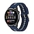 olcso Smartwatch sávok-Smart Watch Band mert Samsung Galaxy Huawei Watch 4 Classic Watch 3 Active 2 Gear S3 Frontier 46mm 45mm 44mm 42mm 41mm 40mm, 22mm 20mm Watch Band Nyomtatott karkötő Szilikon Csere Csuklópánt
