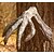 abordables Décor d&#039;Halloween d&#039;extérieur-halloween autonome écorce visage arbre monstre maquillage du visage traits du visage décorations pâques accessoires créatifs