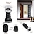 cheap Indoor IP Network Cameras-Security 1080P Mini Wifi Door Eye Hole IP Security Cameras Wide Angle FishEye Lens 1.66mm Peephole CCTV Network Audio Horn P2P Onvif Tuya