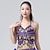cheap Belly Dancewear-Belly Dance Top Solid Splicing Paillette Women&#039;s Training Performance Sleeveless Polyester