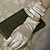 cheap Wedding Gloves-Polyester Wrist Length Glove Gloves / Imitation Pearl With Faux Pearl / Solid Wedding / Party Glove