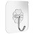 abordables Almacenamiento para la cocina-20 unids transparente fuerte puerta autoadhesiva colgadores de pared ganchos succión carga pesada taza ventosa para almacenamiento de cocina guirnaldas ganchos para colgar toallas