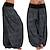 cheap Yoga Pants &amp; Bloomers-Women‘s Harem Pants Wide Leg Fold Over Waist Palazzo Bohemia Zumba Belly Dance Yoga Bloomers Bottoms Elephant Hippie Boho Navy ArmyGreen White Plus Size Sports Activewear