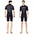 cheap Wetsuits &amp; Diving Suits-ZCCO Men&#039;s Shorty Wetsuit 3mm SCR Neoprene Diving Suit Thermal Warm UV Sun Protection Quick Dry High Elasticity Short Sleeve Back Zip - Swimming Diving Surfing Snorkeling Patchwork Autumn / Fall