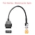 cheap OBD-For Harley 6 Pin OBD Motorcycle Cable  Plug Cable Diagnostic Cable 6 Pin to OBD2 16 Pin Adapter
